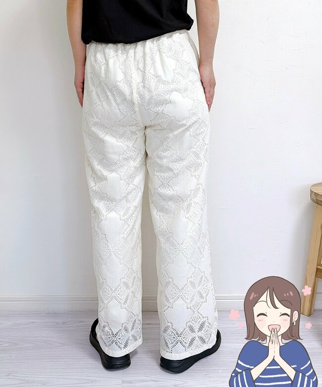 【ハニーズ】はくだけで大人かわいい！2480円の“華やかパンツ”いつものコーデが見違えちゃった！「お値段以上に高見えします」「おしゃれ着として大活躍」《購入レビュー》