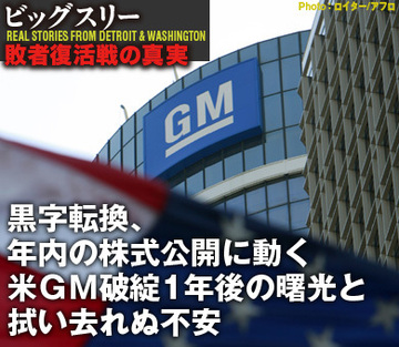黒字転換、年内の株式公開に動く米ＧＭ破綻1年後の曙光と拭い去れぬ不安