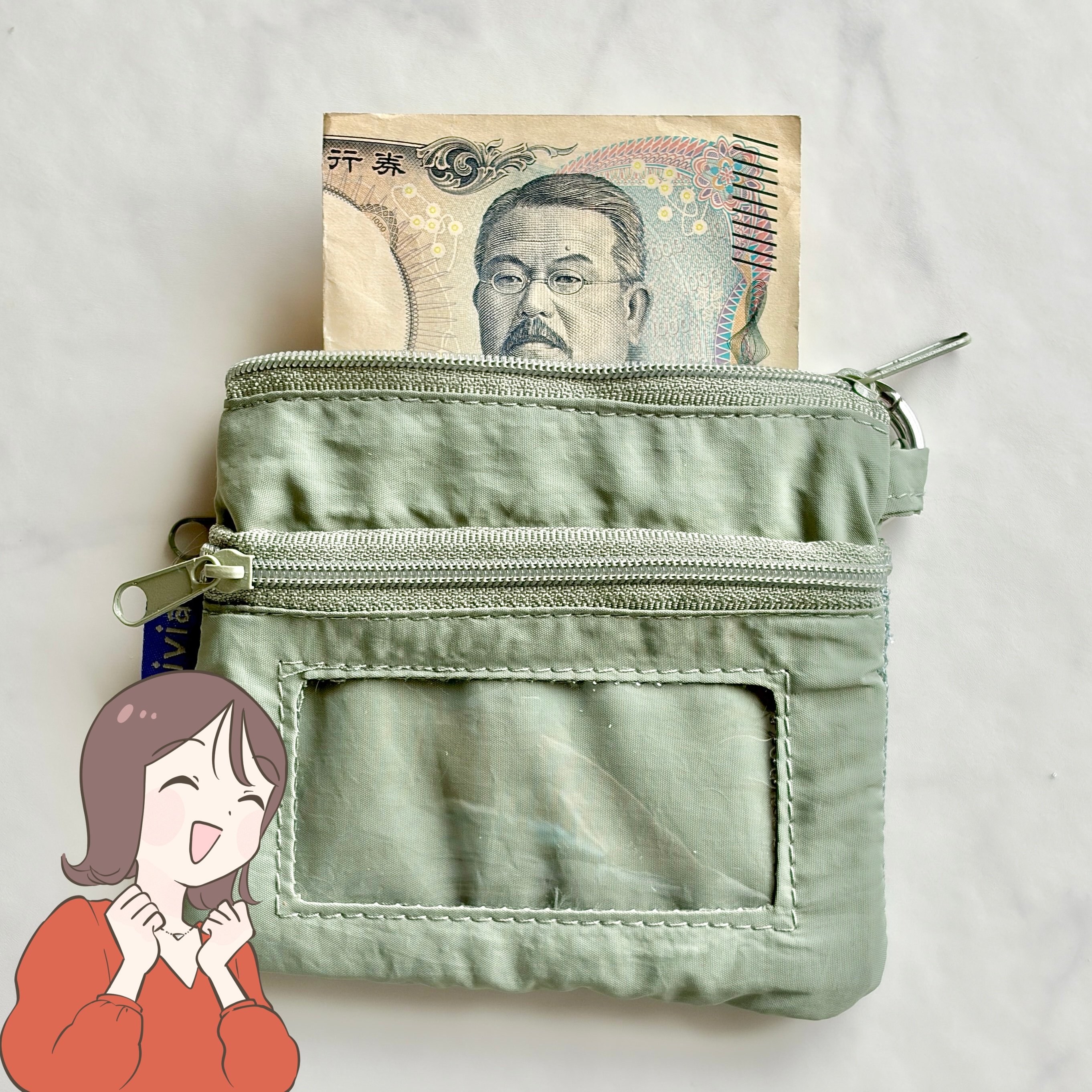 カードや診察券が20枚入った！3COINSの“ポケットたくさんミニ財布”手ぶらで持ち歩けて天才！「メッシュで使いやすそう」「色も可愛い」