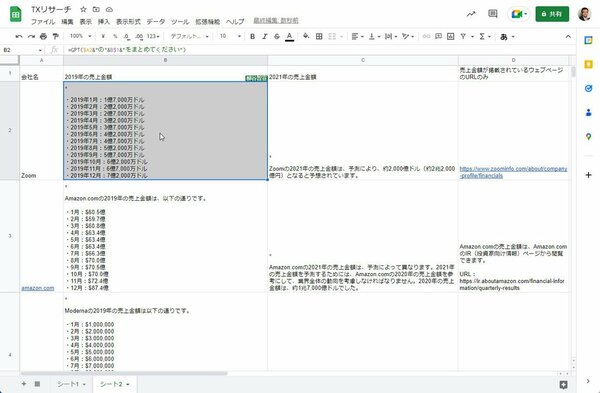 コロナ禍前後の売り上げの推移をリサーチしてみた