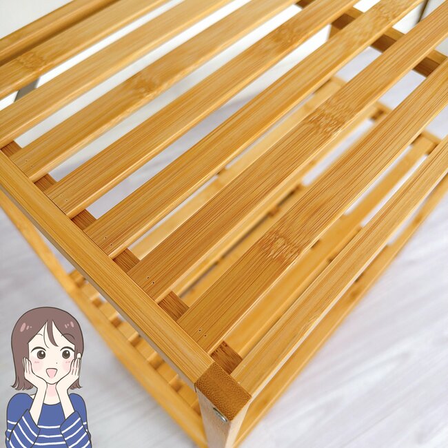 「玄関回りもすっきり」「収納性バツグン」無印良品の“おしゃれ収納ラック”漫画が120冊も収納できて便利！「どこにも置きやすいサイズ」【購入レビュー】