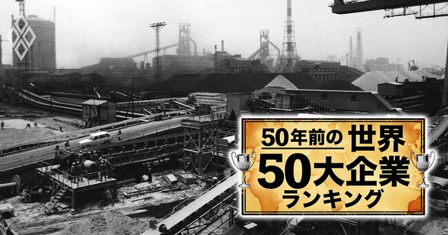 50年前の世界50大企業ランキング