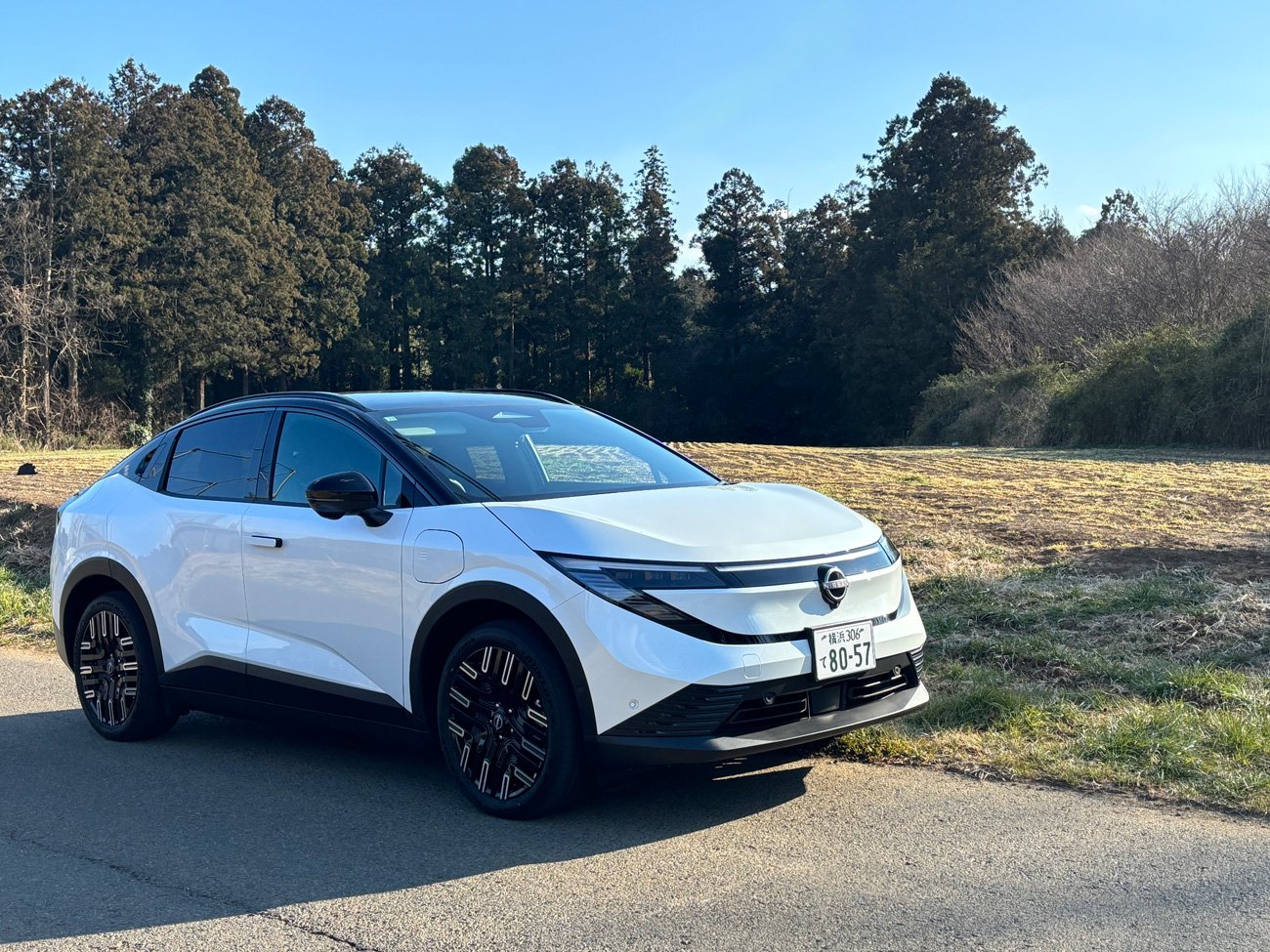 千葉県・成田空港周辺の一般道を走る様子