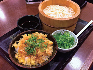 丸亀製麺の釜揚げうどん