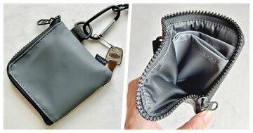 【ダイソー】カードや診察券が40枚も入った!ガバッと開く「ぺたんこ財布」スムーズに会計できて便利《購入レビュー》