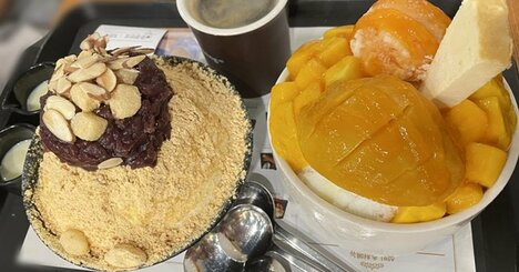 韓国で人気の絶品「かき氷」、日本とはまるで違う味と中身とは【写真付き】