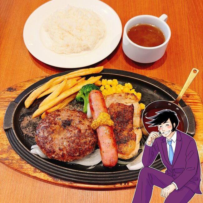 「ほんと大好き」ロイヤルホスト“平日限定の肉だらけランチ”がわんぱくすぎる!「よくばりさんセット」「満足メニューです」