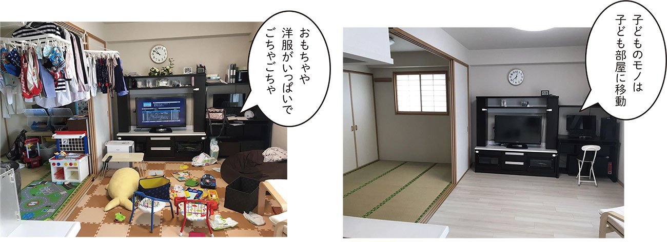 「部屋割り」を見直すだけで、部屋は片づく