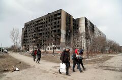 マリウポリで広がる絶望、ロシア軍は制圧目指す
