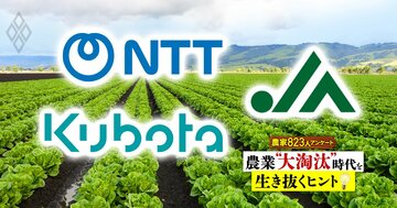 【農家が期待する企業ランキング・ベスト19】JA全農の逆襲!?農協を頼る農家数が2倍に、NTTは農業事業拡大へ食品メーカーを買収…クボタ・デンソー・トヨタの順位は？