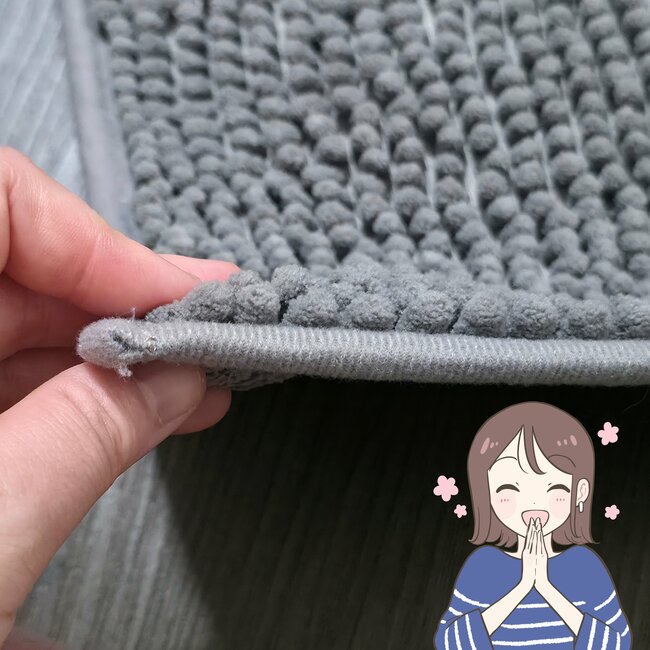 ニトリで“モップみたいなバスマット”を買ってみたら…「すぐ吸って乾く」「踏み心地も良い」脱衣所がビシャビシャにならなくて感動!《購入レビュー》