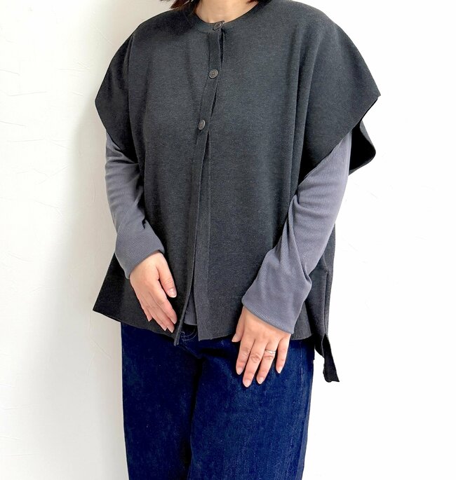 すぽんと着るだけで体型カバー！しまむらの「ゆるっとトップス」高級感たっぷりでコスパ最強…！今から冬まで大活躍します《購入レビュー》