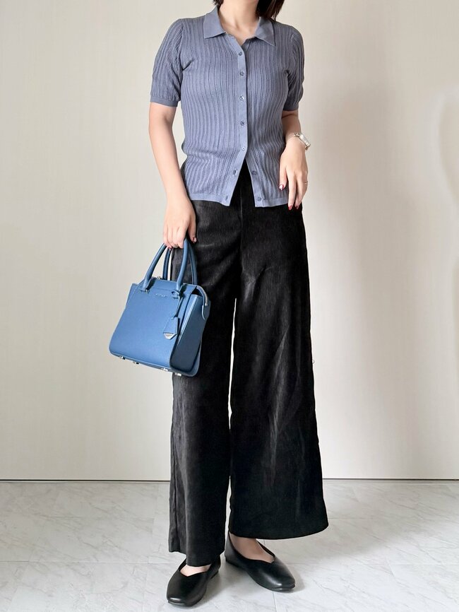 しまむら新作の「1639円ワイドパンツ」がスウェット感覚ではけて楽ちん!秋冬コーデにも大活躍です!《購入レビュー》