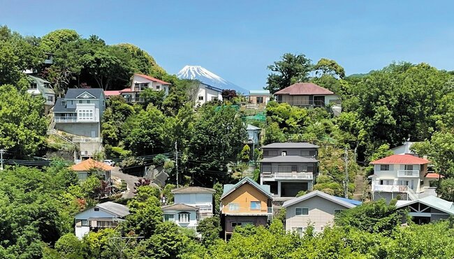 晴れの日には富士山を望める中古物件が増えている伊豆市の修善寺ニュータウン