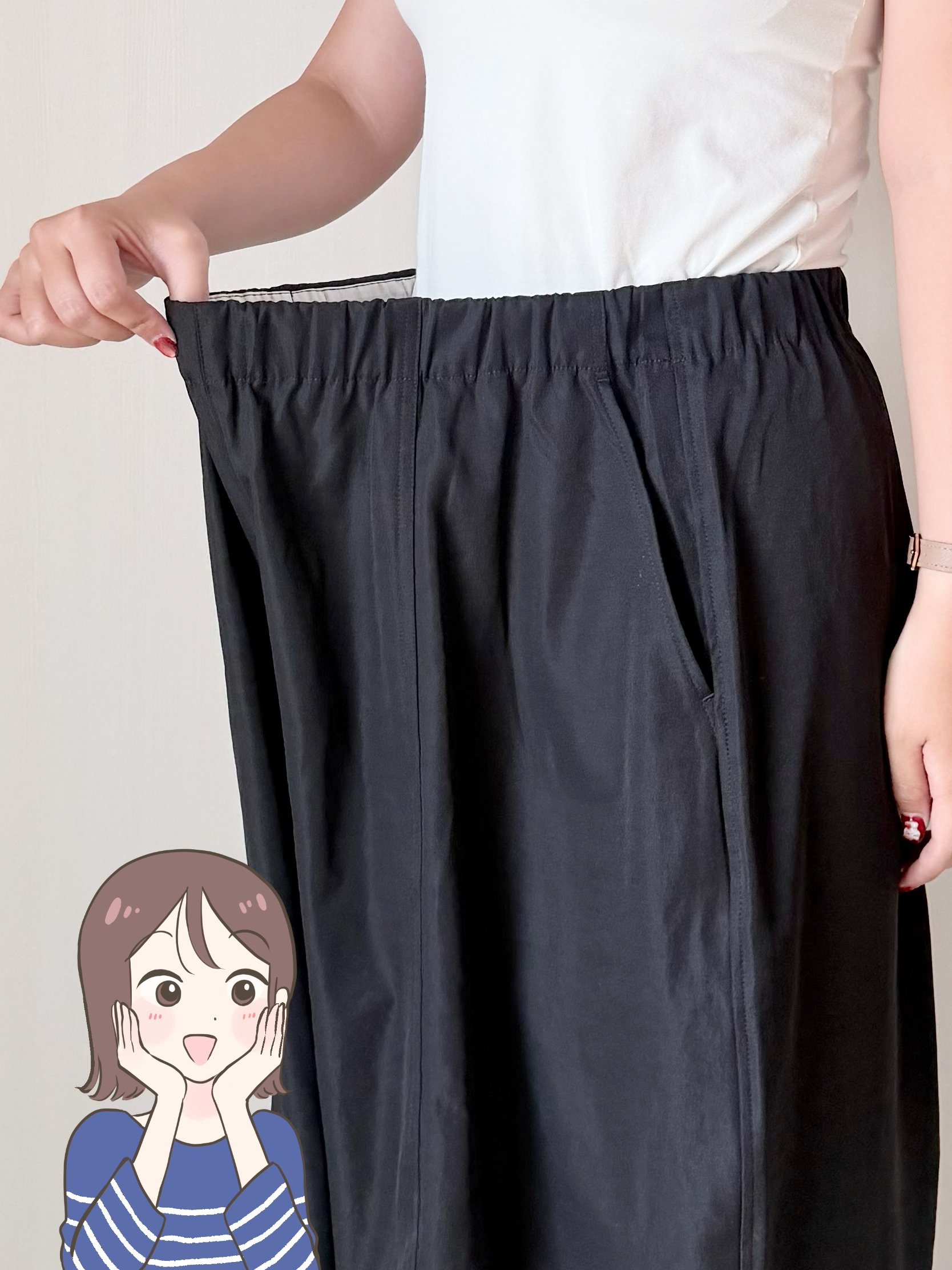 【しまむら】楽ちんすぎて毎日はきたい!2189円の「着痩せワイドパンツ」脚長効果もバツグンです!《購入レビュー》