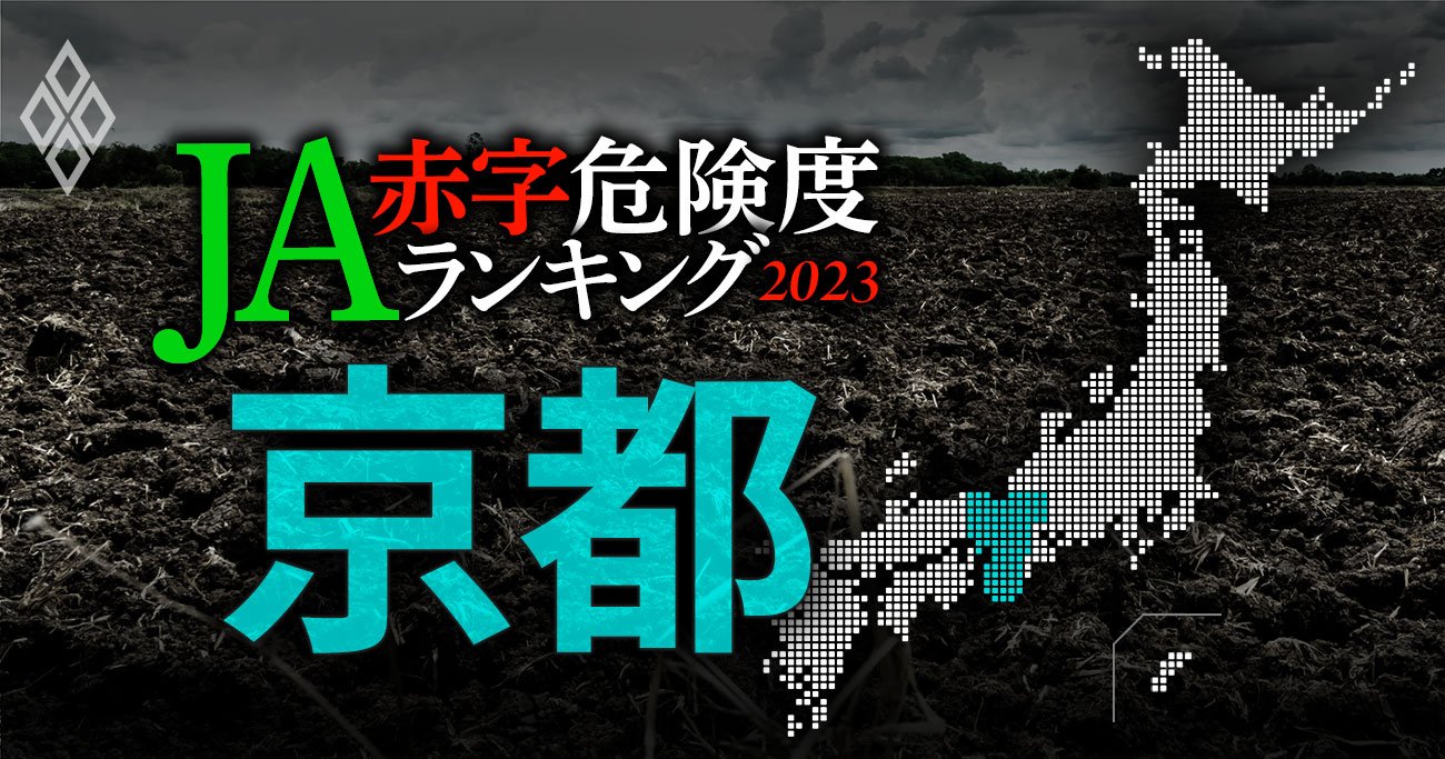 【京都】JA赤字危険度ランキング2023、5農協中2農協が赤字転落