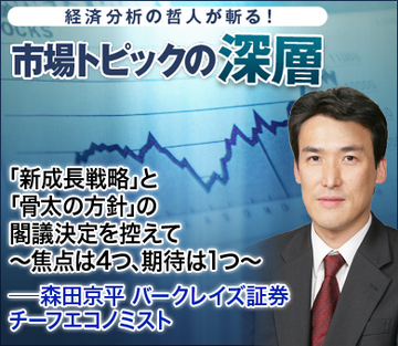 「新成長戦略」と「骨太の方針」の閣議決定を控えて~焦点は4つ、期待は1つ~――森田京平・バークレイズ証券チーフエコノミスト