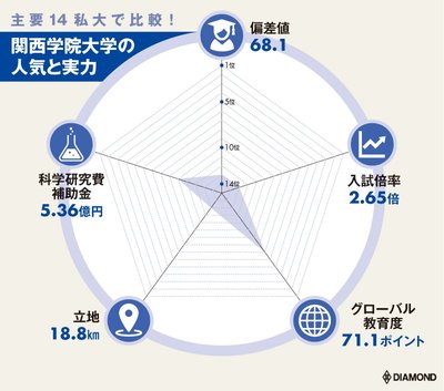 関学レーダーチャート