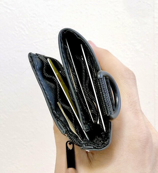 もう普通の財布に戻れないかも…！ダイソーの「お札が入るミニ財布」ガバッと開いて使いやすい！