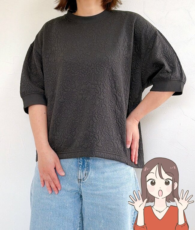 【ワークマン】すぽんと着るだけでカワイイ！1280円の「ふんわりトップス」スウェットみたいで楽ちん！