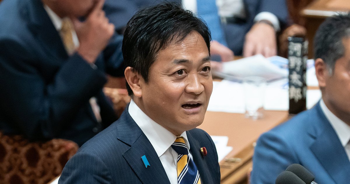 国民民主党代表の玉木雄一郎氏