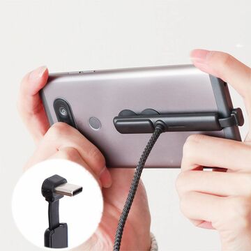 スマホを充電しててもに出っ張らない「ピタっとつくL字Type-C充電ケーブル」、サンコーより