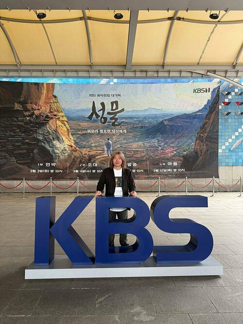 田辺晋太郎くん。KBSホールにて　Photo by F.Y.