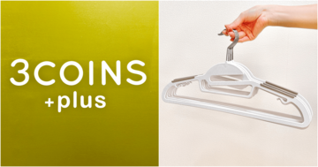 「家のハンガー全部変えました」「何度も購入しています」3COINS“多機能ハンガー”1本で何役もこなしてくれる優れものです！「もうこれしか使えません」