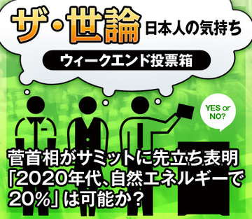 菅首相がサミットに先立ち表明「2020年代、自然エネルギーで20％」は可能か？