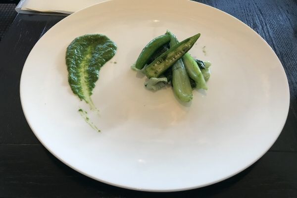 アオリ烏賊と緑色野菜の翡翠炒め