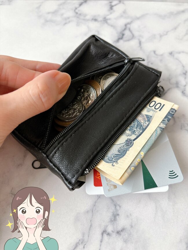 さすがに110円は破格すぎる！ダイソーで見つけた「本革のミニ財布」カードが10枚も入るし、使い勝手バツグンなんです！