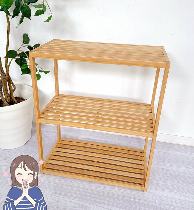 「玄関回りもすっきり」「収納性バツグン」無印良品の“おしゃれ収納ラック”漫画が120冊も収納できて便利！「どこにも置きやすいサイズ」【購入レビュー】