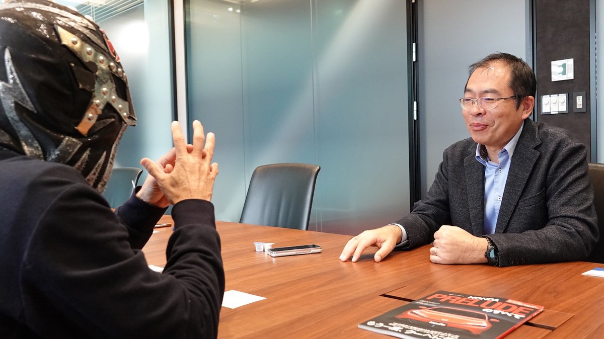 右側がLPLの山上さん。プレリュードの前はシビックe:HEVを担当していたそう