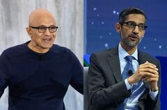 マイクロソフト、対グーグルの闘いは3兆ドルの重み