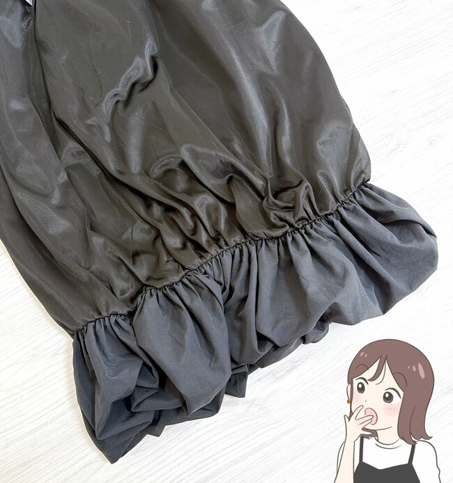 【ワークマン】雨の日の悩みを解決…！1780円の“水を弾くスカート”ふんわりシルエットが大人かわいい！体型カバーもできて天才です！【購入レビュー】