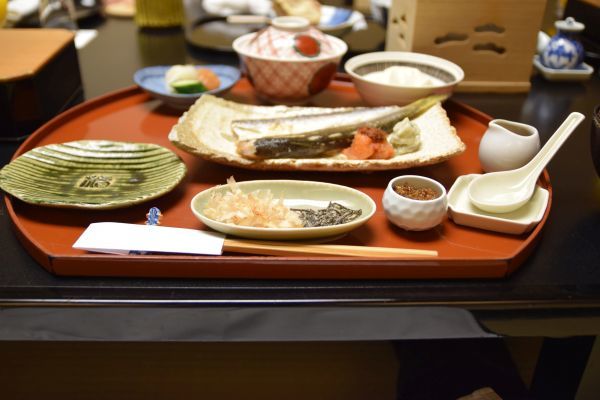 強羅花壇の朝食(和食)