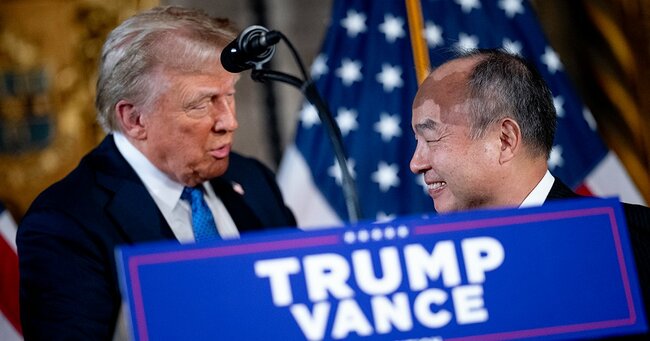 孫正義とトランプ次期大統領