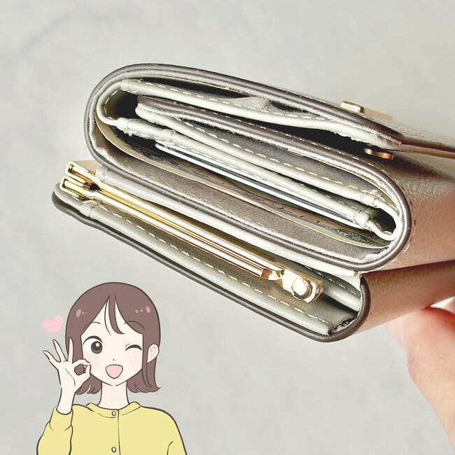 【しまむら】カードや診察券が34枚入った…！1639円の「ポケットたくさんミニ財布」レシートやクーポンが出し入れしやすくて便利！《購入レビュー》
