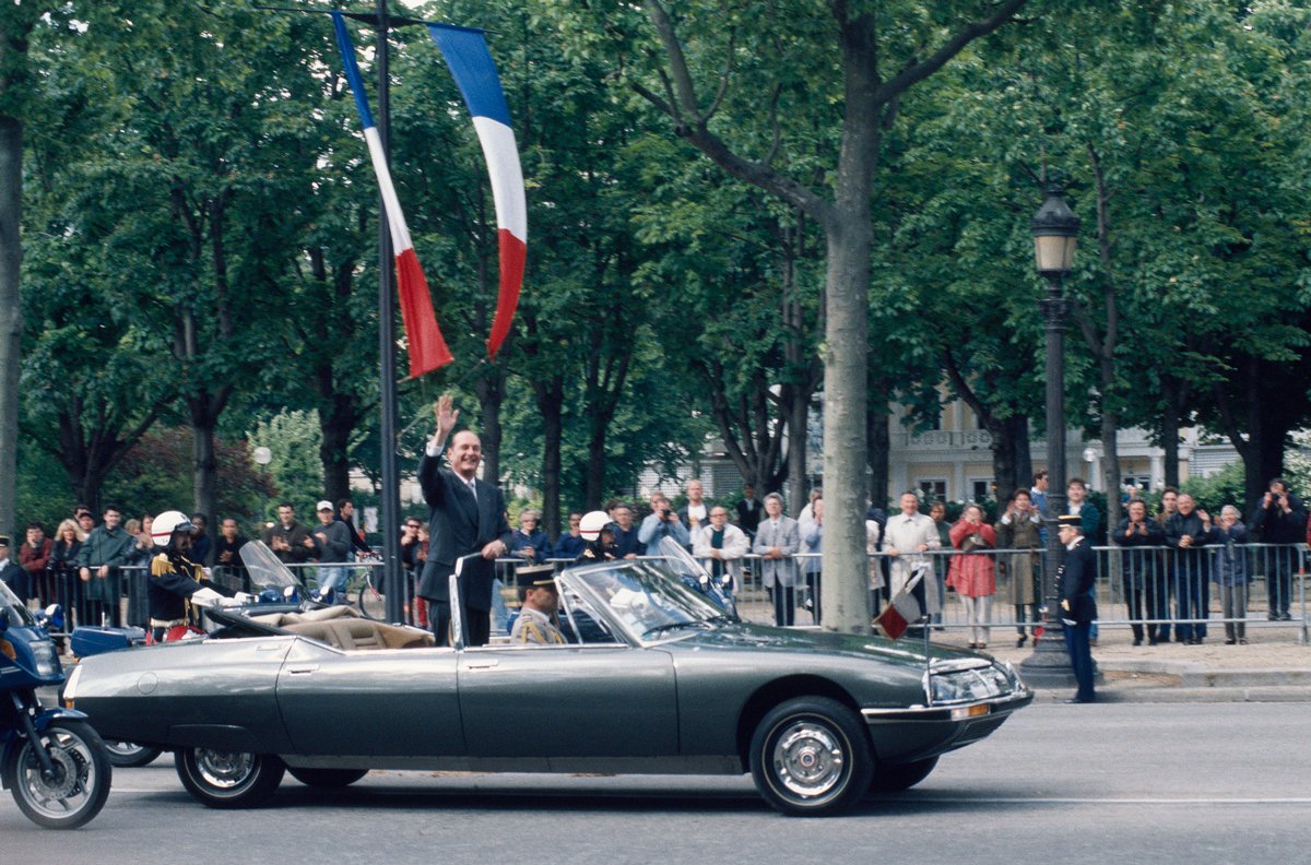 ジャック・シラク大統領とシトロエン SMプレジデンシャル