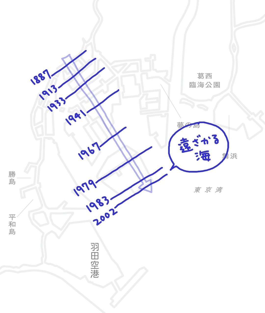 日本には1年で9km以上伸びた土地がある 地図なぞり ダイヤモンド オンライン