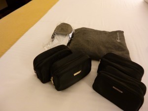 カタール航空のアメニティ