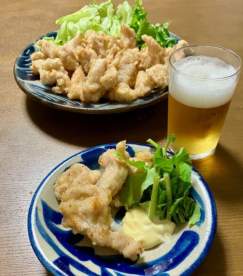 【自宅でおつまみ】鶏むね肉の“あっさり”唐揚げ～柚子胡椒風味～はビールで決まり！