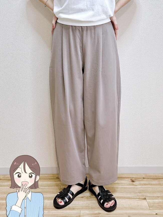 【無印良品】「猛暑日でもサラサラ」2990円の“楽ちんワイドパンツ”毎日はきたくなる心地良さ!「想像以上の快適さ」「シルエットもカッコよい」《購入レビュー》