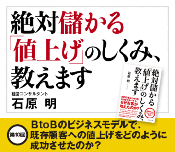 ＢtoＢのビジネスモデルで、既存顧客への値上げをどのように成功させたのか？