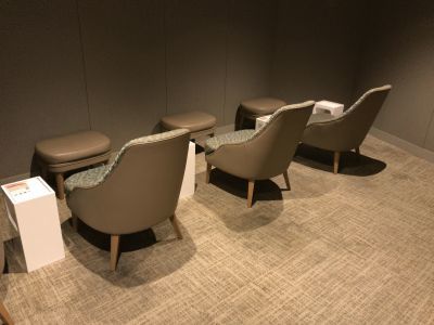 「SKY LOUNGE」のリラクゼーションコーナー