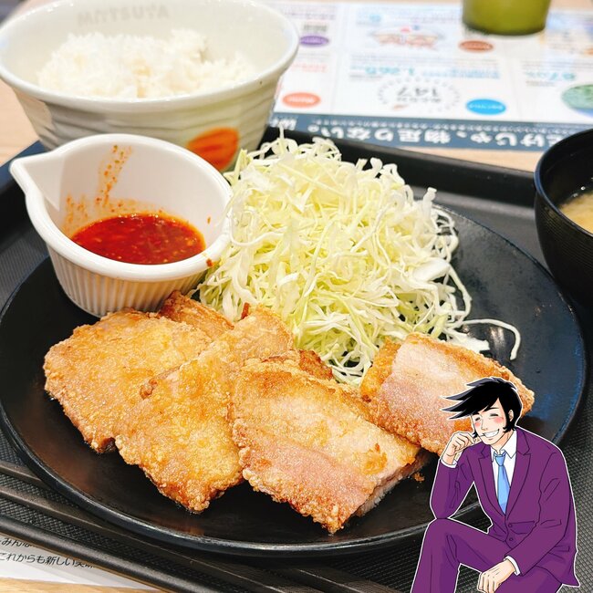 「うますぎる」「一番好きかもしれん」松のやの“ボリューム満点メニュー”肉汁があふれ出てご飯が止まらない！「レギュラーメニューにして」