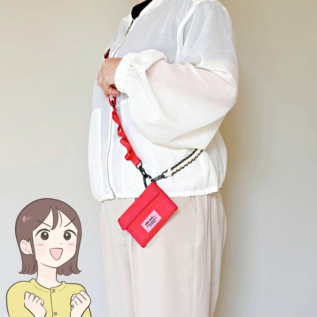 普通の財布に戻れないかも…！ニコアンドの「ナナメがけできるミニ財布」カギもカードも入って理想的すぎる！