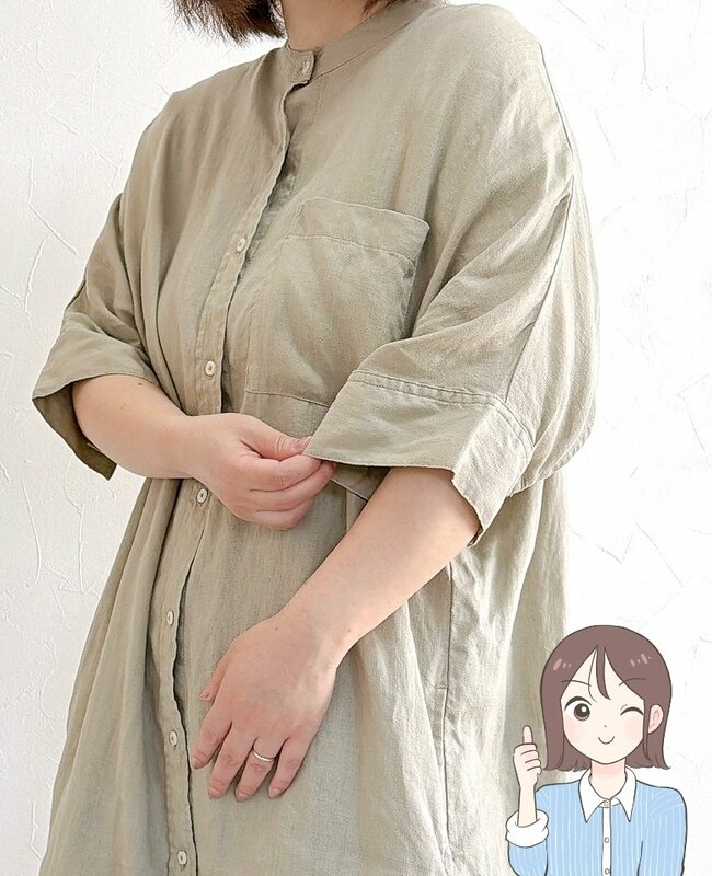 全身をまるっと体型カバー！しまむらの「楽ちんワンピース」今から秋までガンガン着回せます！《購入レビュー》