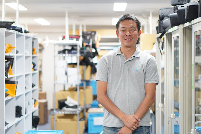 レンティオの三輪謙二朗社長 Photo by Karin Hanawa