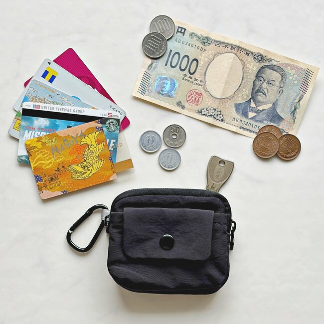 【3COINS】カードや診察券が35枚入った！ミニ財布になる“天才ポーチ”ポケット代わりに使えて便利！「カギがすっぽり入って使いやすい」「私と息子用に2つ購入しました」《購入レビュー》
